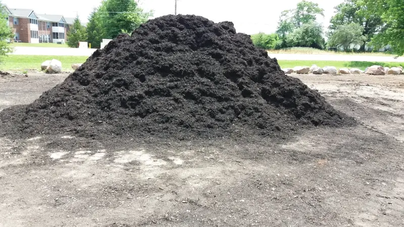 Black bark mulch
